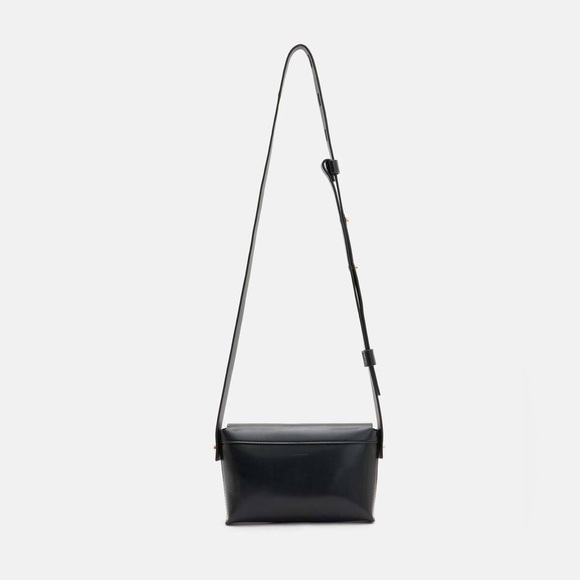 AllSaints Francine Leather Crossbody Bag - Picture 3 of 14